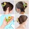 Flower Butterfly Metal Hair Claw Clips 4pcs Cute Large Tulip Sunflower Butterfly Non-Slip Hair Clips